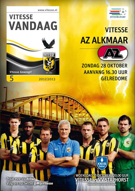 AZ Programma 28-okt-2012 Vitesse uit